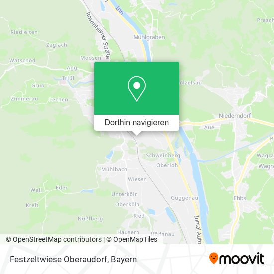 Festzeltwiese Oberaudorf Karte