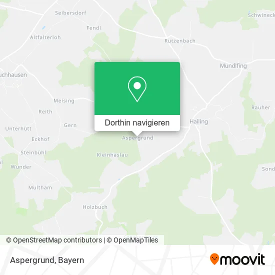 Aspergrund Karte