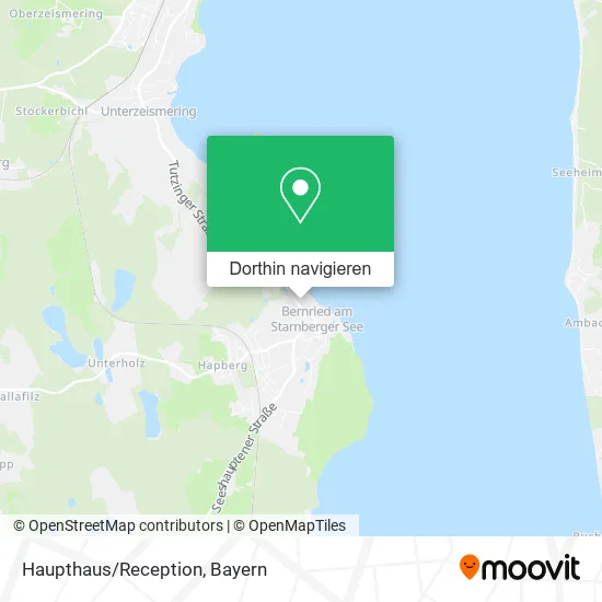 Haupthaus/Reception Karte