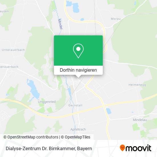 Dialyse-Zentrum Dr. Birnkammer Karte