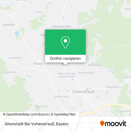 Altenstadt Bei Vohenstrauß Karte
