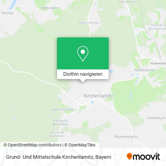 Grund- Und Mittelschule Kirchenlamitz Karte