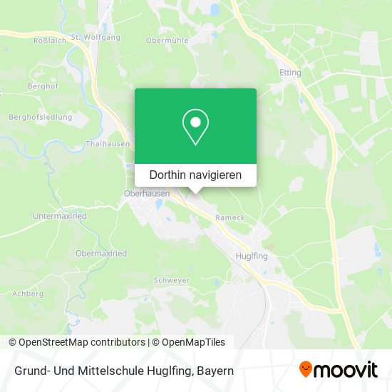 Grund- Und Mittelschule Huglfing Karte