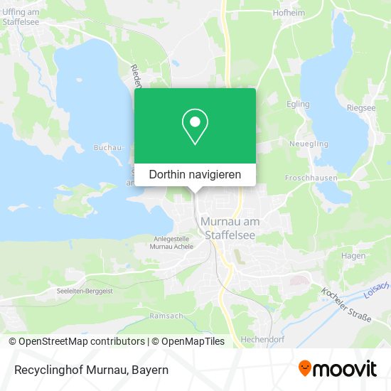 Recyclinghof Murnau Karte
