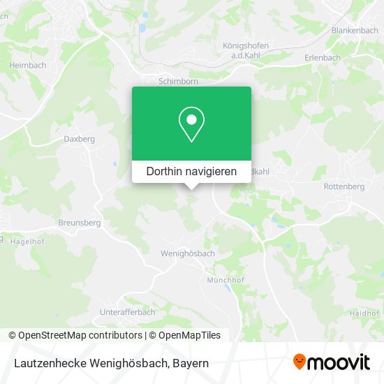 Lautzenhecke Wenighösbach Karte