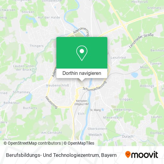 Berufsbildungs- Und Technologiezentrum Karte