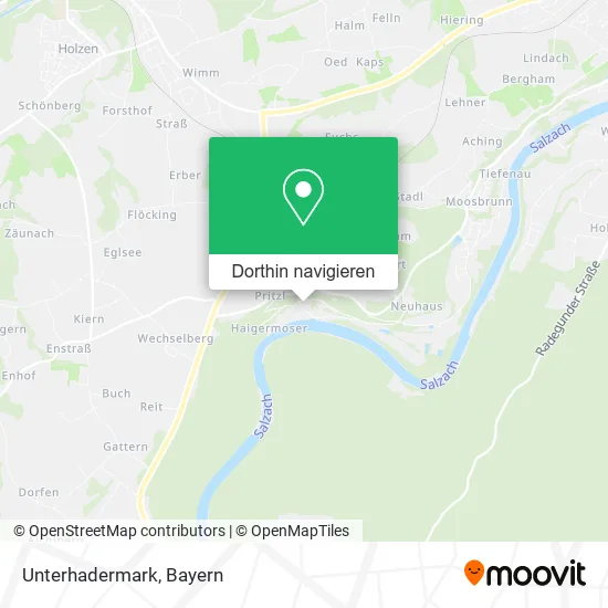 Unterhadermark Karte