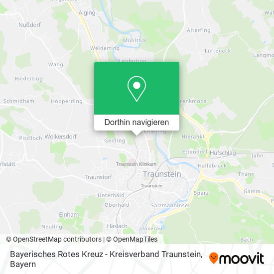 Bayerisches Rotes Kreuz - Kreisverband Traunstein Karte
