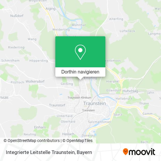 Integrierte Leitstelle Traunstein Karte