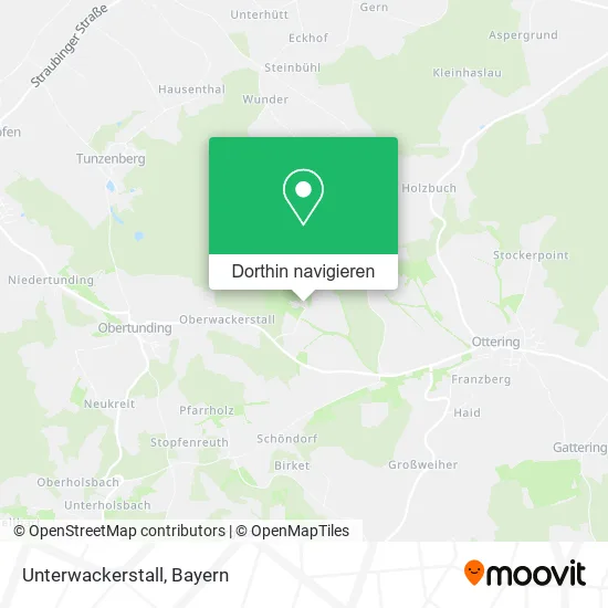 Unterwackerstall Karte