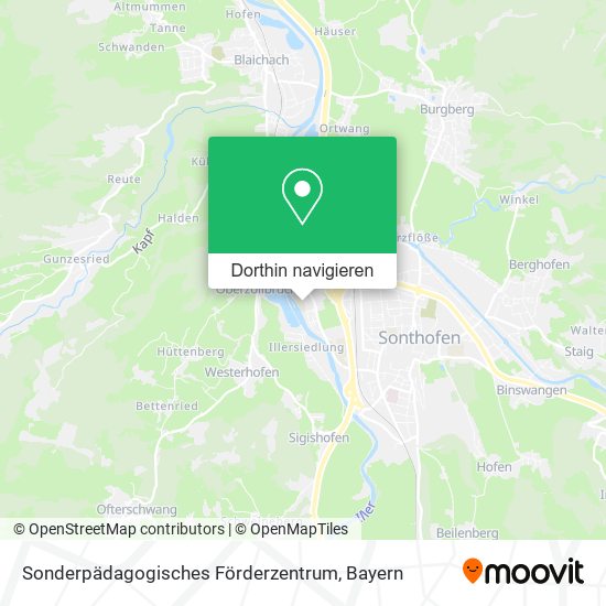 Sonderpädagogisches Förderzentrum Karte