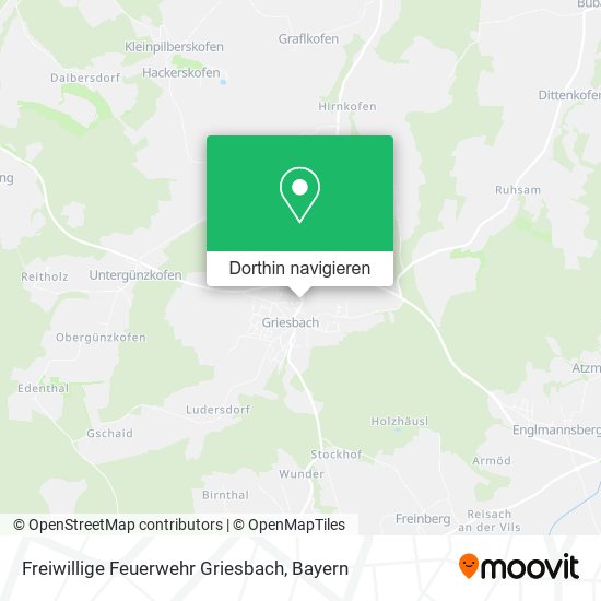 Freiwillige Feuerwehr Griesbach Karte