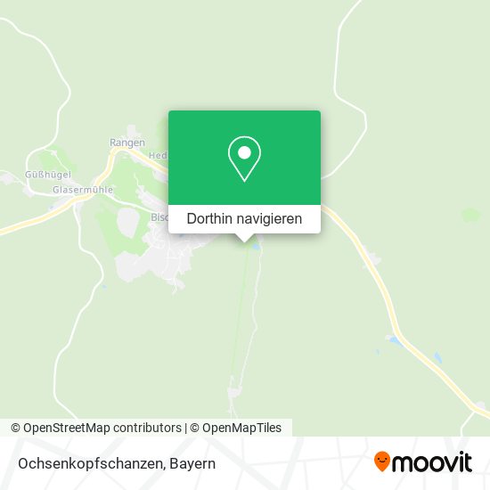 Ochsenkopfschanzen Karte