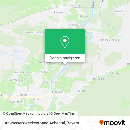 Abwasserzweckverband Achental Karte