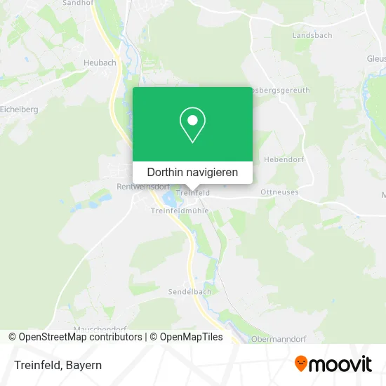 Treinfeld Karte