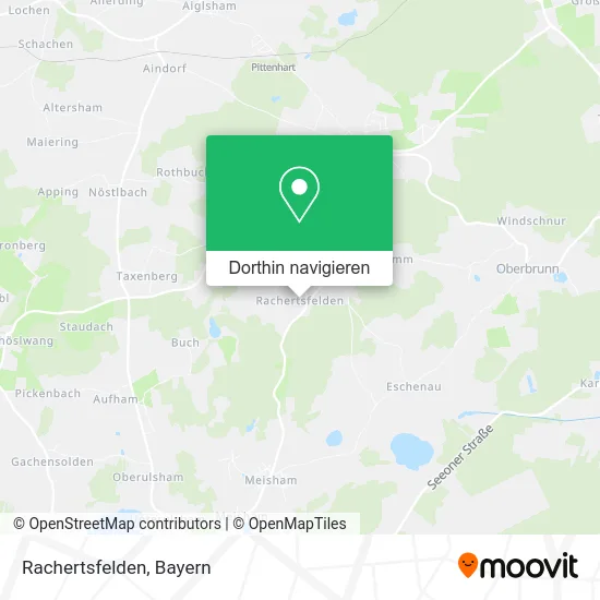 Rachertsfelden Karte