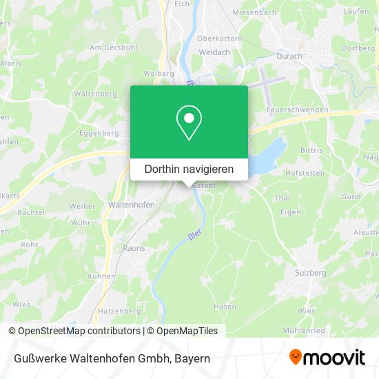 Gußwerke Waltenhofen Gmbh Karte