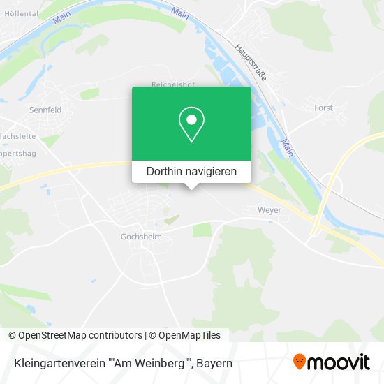 Kleingartenverein ""Am Weinberg"" Karte