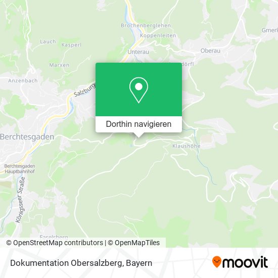 Dokumentation Obersalzberg Karte