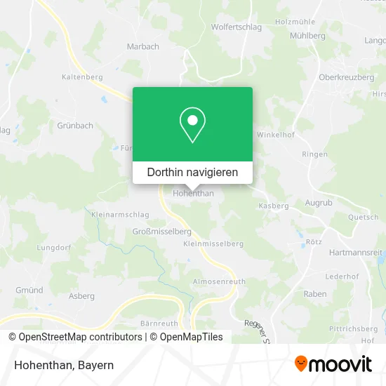 Hohenthan Karte