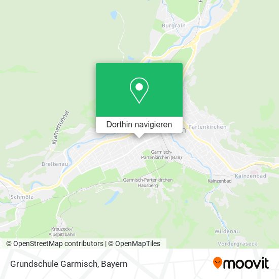 Grundschule Garmisch Karte