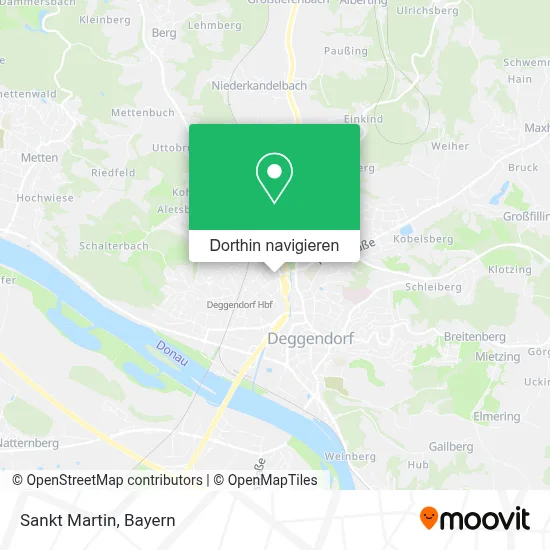 Sankt Martin Karte