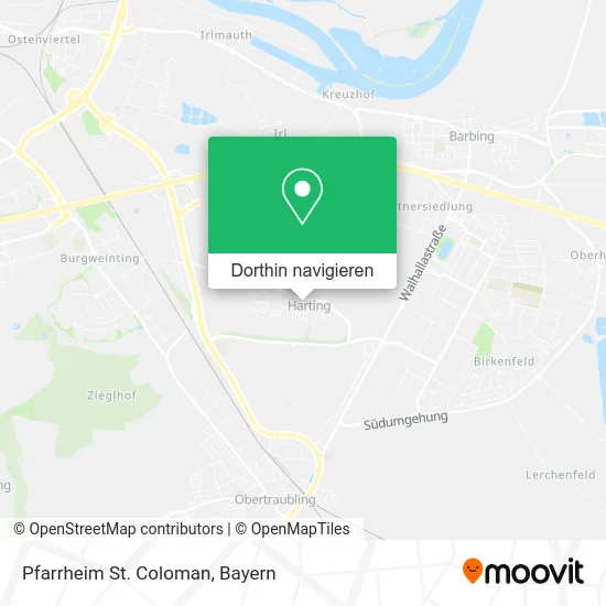 Pfarrheim St. Coloman Karte
