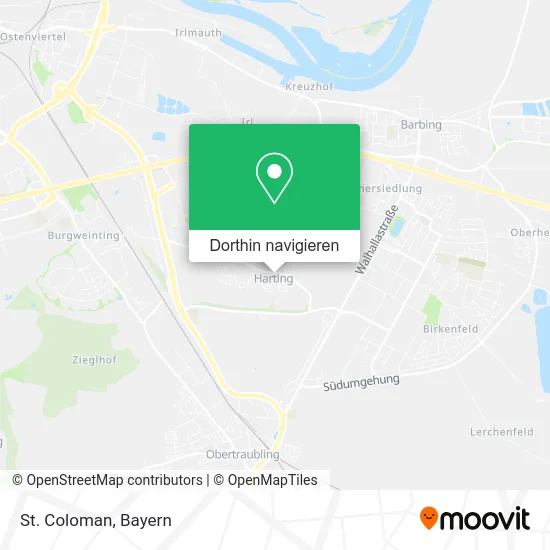 St. Coloman Karte