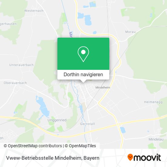 Vwew-Betriebsstelle Mindelheim Karte