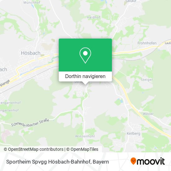 Sportheim Spvgg Hösbach-Bahnhof Karte