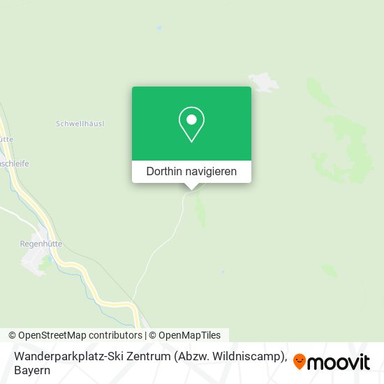 Wanderparkplatz-Ski Zentrum (Abzw. Wildniscamp) Karte