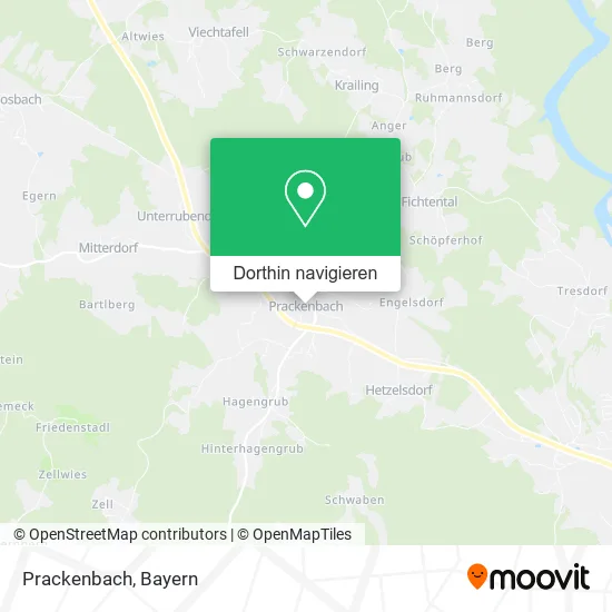 Prackenbach Karte