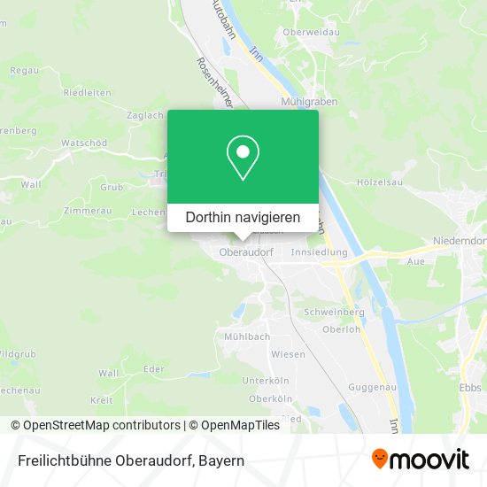 Freilichtbühne Oberaudorf Karte