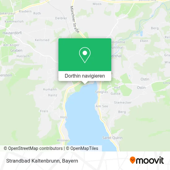 Strandbad Kaltenbrunn Karte