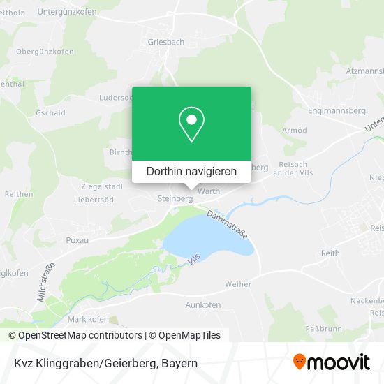 Kvz Klinggraben/Geierberg Karte