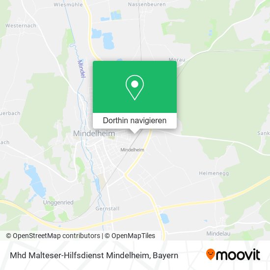 Mhd Malteser-Hilfsdienst Mindelheim Karte