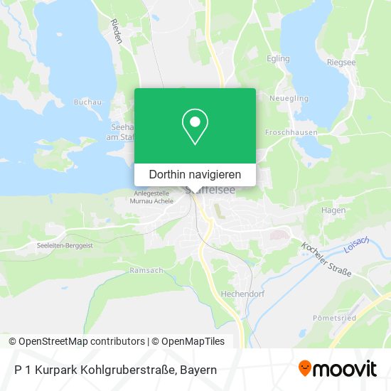 P 1 Kurpark Kohlgruberstraße Karte