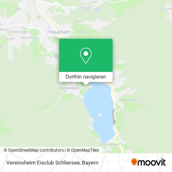Vereinsheim Eisclub Schliersee Karte