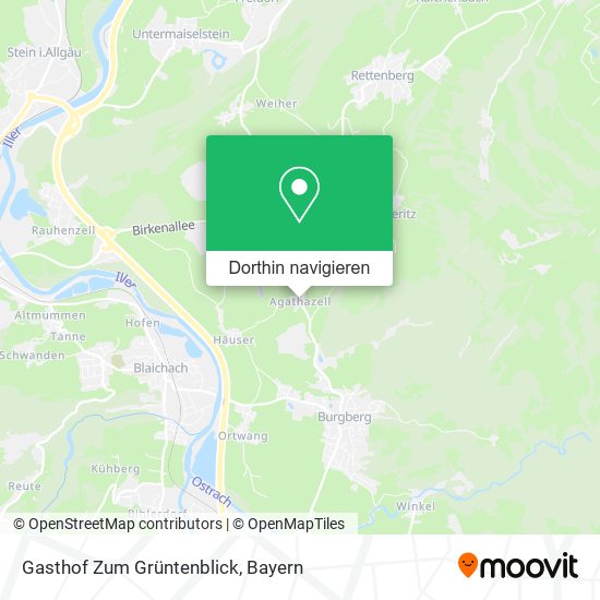 Gasthof Zum Grüntenblick Karte