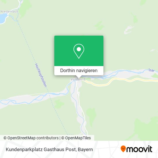 Kundenparkplatz Gasthaus Post Karte