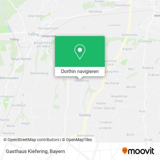 Gasthaus Kiefering Karte
