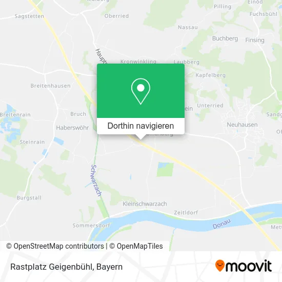 Rastplatz Geigenbühl Karte