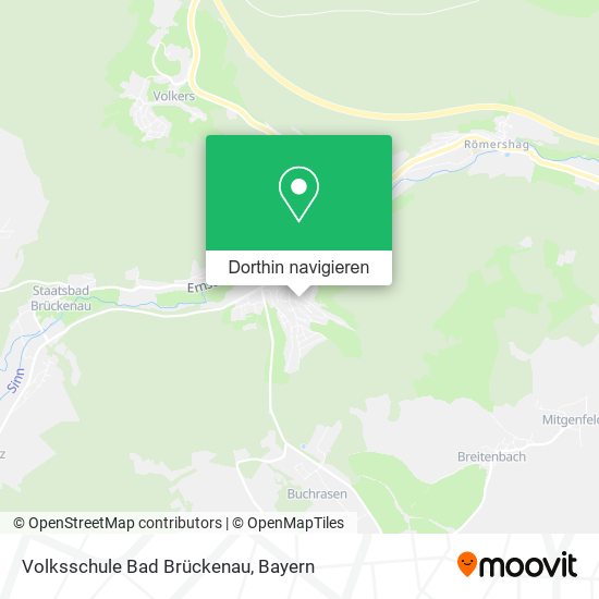Volksschule Bad Brückenau Karte