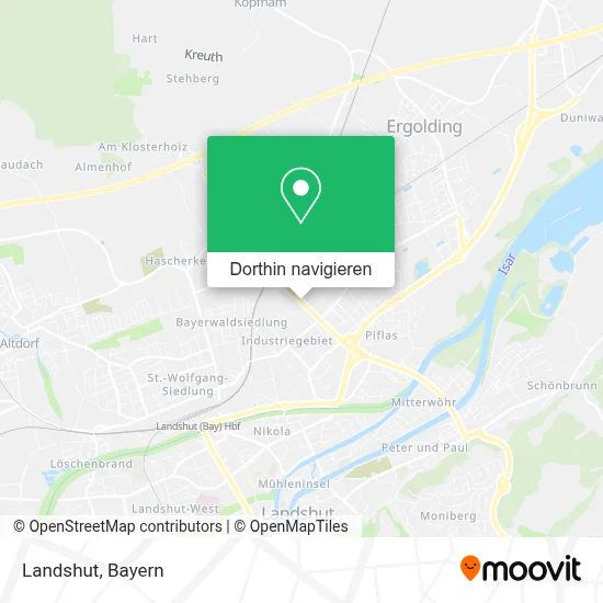 Landshut Karte