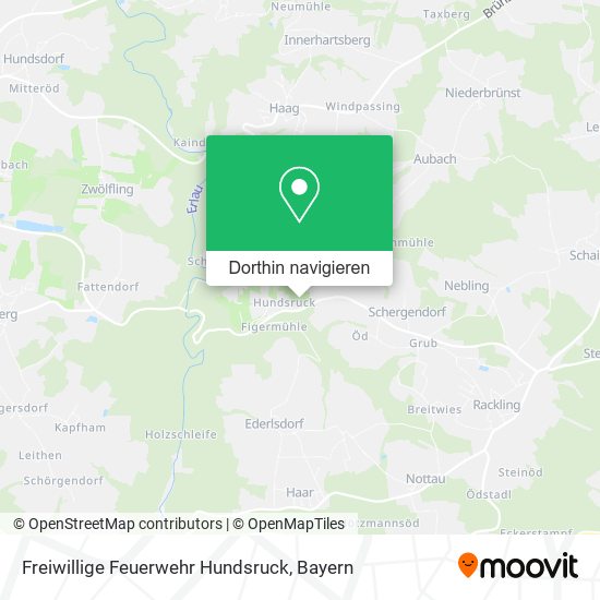 Freiwillige Feuerwehr Hundsruck Karte