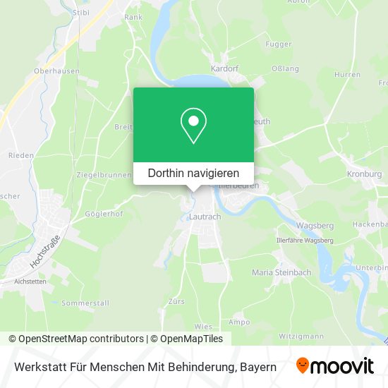Werkstatt Für Menschen Mit Behinderung Karte