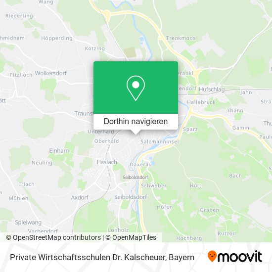 Private Wirtschaftsschulen Dr. Kalscheuer Karte