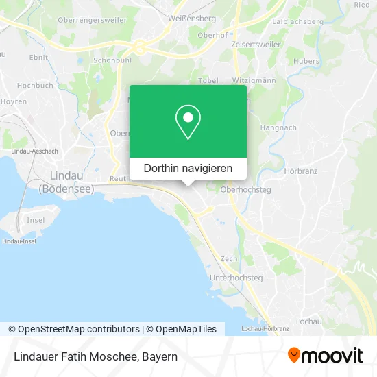 Lindauer Fatih Moschee Karte