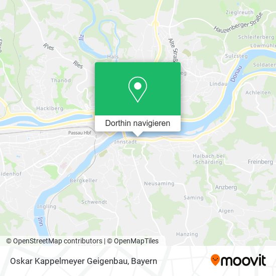 Oskar Kappelmeyer Geigenbau Karte