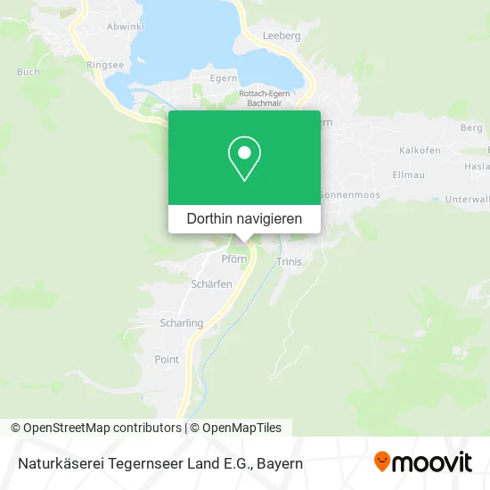 Naturkäserei Tegernseer Land E.G. Karte